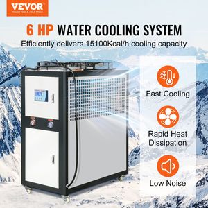 Enfriador de Agua Industrial de 6 HP Refrigerado por Aire con Capacidad de Enfriamiento de 15,100 Kcal/h, Condensador de 16 Galones para Equipos de Refrigeración - Product Image 2