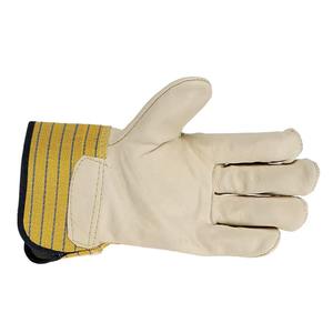 Guantes de Seguridad Industriales de Nuevo Diseño para Trabajo de Construcción, Palma Completa, Cuero Vacuno de Grado A, Guantes de Trabajo de Jardinería Resistentes al Fuego - Product Image 5