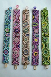 Red White Gold Striped Nylon <b>Lanyard</b> With Metal Hook Fashionable Durable Design For ID Cards Key <b>Holders</b> <b>Phone</b> Straps - Product Image 6