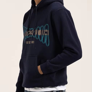 เสื้อฮู้ดดี้ผู้ชายแบบเรียบคุณภาพพรีเมียมสั่งทำพิเศษ OEM ระบายอากาศได้ดี สวมใส่สบาย เป็นมิตรกับสิ่งแวดล้อม เสื้อสเวตเชิ้ตผู้ชายแบบเรียบ - Product Image 1