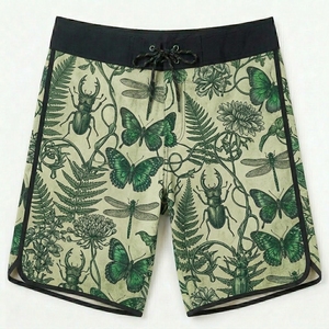 Quick Dry Recycled Polyester Custom Pattern <b>Men's</b> Surf Board Short Swim <b>Trunk</b> With Custom Logo Swimsuit <b>Men</b> - Product Image 2