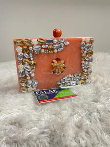 Fancy Design Bridal Resin <b>Clutch</b> <b>Bag</b> High Quality with Beautiful Design <b>for</b> Womens <b>Weddings</b> Wear From Falak World Export - Product Image 3