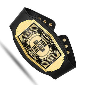 Ceintures en cuir personnalisées avec logo de championnat - 2 cm, imperméables et confortables, unisexes, pour la lutte et l'UFC - Product Image 5