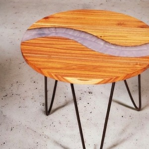 <b>Top</b> Selling Handmade Rectangle Blue <b>Epoxy</b> Resin River Wooden <b>Table</b> <b>Top</b> Customized Home Office and Restaurant Decorative - Product Image 2