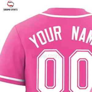Fashion Casual Street Style Baseball Jerseys Custom OEM Factory Lightweight Durable Breathable Short Sleeve - Product Image 5