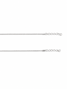 925 Sterling Silver Twist Snake Chain <b>Anklet</b> for Women High Polish Minimalist Adjustable Design Daily Wear Party Wedding Gift - Product Image 4