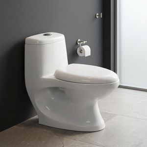 Inodoro de Cerámica Monobloque Elegante de Primera Calidad con Descarga Inteligente para Uso Residencial y Comercial - Product Image 3