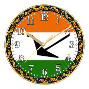 Horloge murale personnalisée avec portrait de leader, impression possible, pour Thanksgiving et Noël, décoration de bureau et de salon - Product Image 5
