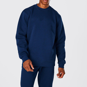 Custom <b>Men's</b> Crew Neck <b>Sweat</b> <b>Suits</b> Casual Plain Cotton Tracksuits Sets Jogging Warm Soft Plus Size Tracksuits <b>for</b> <b>Men's</b> - Product Image 1