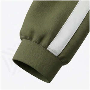 Conjunto de Sudadera con Capucha y Pantalones Deportivos Verde Oliva para Mujer, Manga Larga, Color Sólido, Chándal Informal, Ropa de Otoño, Algodón Transpirable - Product Image 6