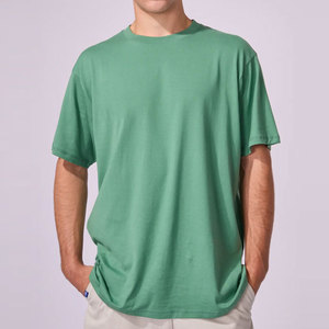 T-shirt athlétique pour homme à séchage rapide, anti-boulochage, délavé à l'acide, style streetwear, en toile unie, mélange polyester/coton, tricoté, respirant, décontracté - Product Image 6