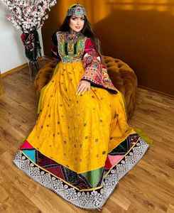 Nouvelle Arrivée 2026 - Robe Zerdze Madgul pour Femmes - Maxi Afghani Guldoze - Robe Florale Kuchi - Manches Longues - Élégante pour les Soirées - Taille XL - Product Image 6