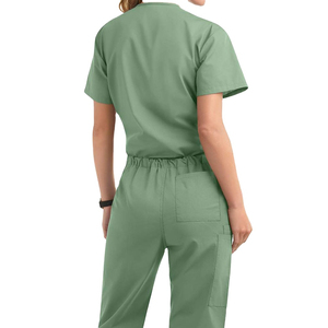 New Products Polyester Spandex Fashionable Male Uniform Scrub <b>Sets</b> Men <b>Doctor</b> Hospital Medical Scrubs Uniform <b>Set</b> - Product Image 6