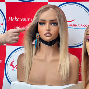 VENTE EN GROS : Perruque lisse avec raie au milieu, extensions de cheveux humains 100% vietnamiens, prête à être expédiée - Product Image 6