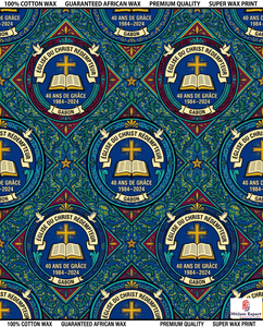 Fournisseur et fabricant de tissus en coton imprimé africain de qualité supérieure, OEM, uniformes pour les cérémonies religieuses, les anniversaires, les congrès, Ghana, Nigéria, Kenya - Product Image 6
