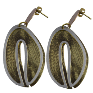 Diseño de Pendientes de Joyería para Mujer con Metal de Latón de Alta Calidad, Diseño Moderno - Product Image 3