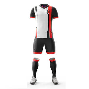 Uniforme de Fútbol Personalizado con Diseño Americano, de Alta Calidad, Transpirable, 100% Poliéster, Conjunto Completo de Camisetas de Fútbol OEM - Product Image 4