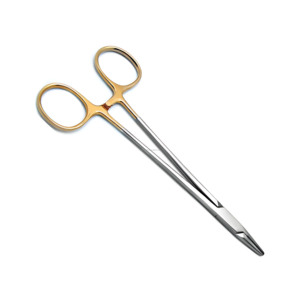 Portaagujas Crile-Wood con mandíbulas estrechas y TC, instrumentos quirúrgicos con certificación CE ISO, proveedor mayorista de primera categoría - Product Image 3