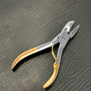 คีมตัดเล็บนิ้วชุบทองครึ่งอันทนทานทำจากสเตนเลสคุณภาพสูงสปริงคู่รับประกัน2ปีขายส่ง - Product Image 3