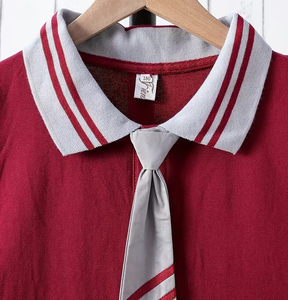 Stylish Boys' Spring and Summer Casual Short-Sleeve TEE and Shorts Set with Exquisite Button and Bow Tie Jersey Material - Product Image 5