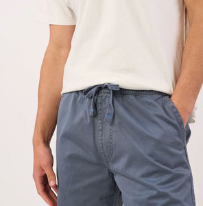 Men's Plus Size Bermuda Shorts Solid Color <b>Drawstring</b> Waist Casual Woven Polyester Shorts - Product Image 3