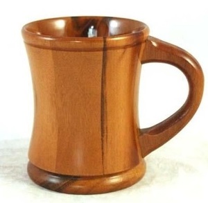 Taza de Madera Rústica Hecha a Mano, Taza de Café de Madera Maciza con Acabado Natural, Ecológica, Ideal para Regalo - Product Image 3