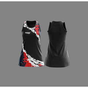 Uniforme Profesional de Netball |   Uniforme de Netball Sublimado con Logotipo, Nombre y Número del Equipo |   Poliéster Transpirable - Product Image 6