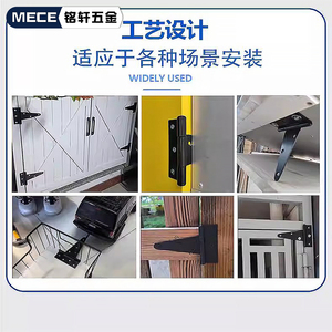 Heavy-Duty T-Type 304 Stainless Steel <b>Hinges</b> Thickened Folding <b>Door</b> & <b>Window</b> <b>Hinges</b> for Wooden Crate for Heavy-Duty Usage - Product Image 5