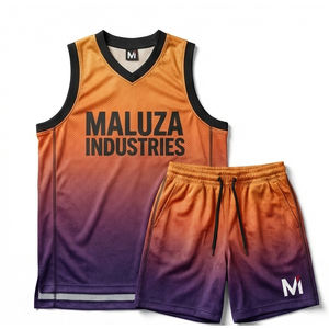 Uniforme de Baloncesto Transpirable de Alto Rendimiento, Pantalones Cortos de Malla con Estampado Personalizado, Ropa Deportiva para Equipos, Maluza Industries Elite Court - Product Image 1