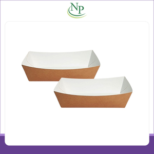 Bandejas de Papel Desechables de Grado Alimenticio, Diseño Minimalista en Forma de Barco/Bandeja, PNS de 750 ml, para Uso en Hoteles, a Precios Competitivos - Product Image 4