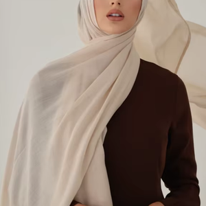 Hiyab Elegante y Sencillo para Niñas, Ligero y Transpirable, Pañuelo Musulmán para Uso Diario, Venta al Por Mayor 2026 - Product Image 1