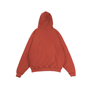Hoodie zippé intégral unisexe en molleton de coton, coupe oversize, style streetwear, avec fermeture éclair intégrale et cache-visage. - Product Image 3