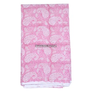 100% algodón bloque de mano tela impresa confección manualidades costura tapicería textil camisas bolsas con diseño de puntada para correr - Product Image 1
