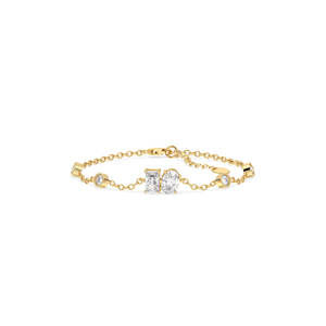 REYES Pulsera de Cadena con Cierre de Langosta de Oro Sólido de 14K con Diamante Cultivado en Laboratorio CVD de 2.2CT, Regalo Perfecto de Aniversario para Mujeres - Product Image 6