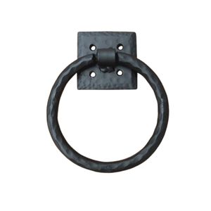 Los más vendidos: Timbre de puerta de hierro forjado a mano con recubrimiento de polvo negro en forma de piña, personalizado para portones exteriores e interiores. - Product Image 5