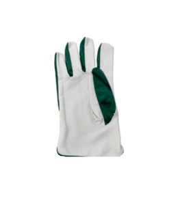 Gants de travail personnalisés en matériau vert et blanc, avec poignet renforcé, antidérapants, anti-chimiques, durables, gants de sécurité généraux - Product Image 3