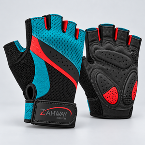 Gants de cyclisme de qualité supérieure, tissu durable, ajustement confortable, design respirant, poignée antidérapante, paume absorbant les chocs pour le cyclisme - Product Image 4