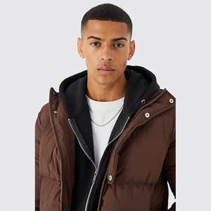 Veste matelassée pour homme, très vendue, imperméable, respirante, logo sur le devant, design personnalisé, coupe classique, décontractée, pour le printemps - Product Image 5