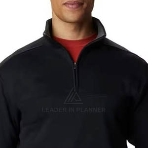 Sudadera de Algodón con Media Cremallera de Alta Calidad a Precio Mayorista, Precio Económico, Último Diseño, Sudadera Básica con Media Cremallera en Oferta - Product Image 4