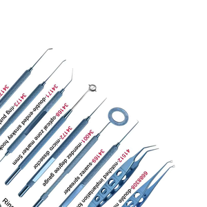 Juego de Blefaroplastia Doble de 17 Piezas, Instrumentos Quirúrgicos de Acero Inoxidable Reutilizables de Alta Calidad con Certificación CE para Levantamiento de Párpados - Product Image 3