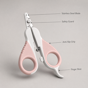 Coupe-ongles <span class=keywords><strong>pour</strong></span> chat et <span class=keywords><strong>chien</strong></span> en acier inoxydable de 128 mm, tête courbée et droite, poignée antidérapante, outil de toilettage <span class=keywords><strong>pour</strong></span> animaux de compagnie - Product Image 4