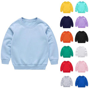 Nueva Llegada Conjunto Deportivo para Niños, Sudadera y Pantalones de Felpa de Algodón Suave y Cálido, Color Liso, con Mangas en Contraste - Product Image 6
