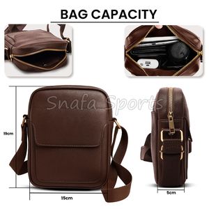 กระเป๋าหนังแท้ผู้ชายแบบสะพายข้าง รุ่นใหม่ ปี 2026 แฟชั่นทันสมัย เหมาะสำหรับเดินทาง มีจำหน่ายแล้ว - Product Image 3