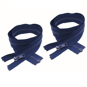 Open End Plastic Zipper Resin <b>Zip</b> Fastener with Auto <b>Lock</b> Slider for Jackets Coats and Garments - Product Image 3