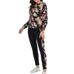 Survêtement pour femme de haute qualité, personnalisé, entièrement sublimé, long et décontracté, à capuche, motif uni, dernières impressions - Product Image 1