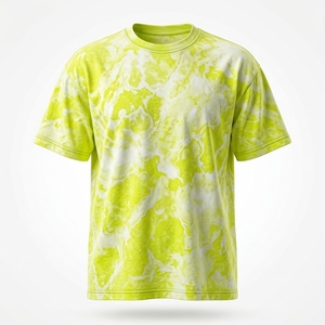 ผู้ผลิตเสื้อยืดแบบ Acid Wash สกรีนโลโก้ตามสั่ง เสื้อยืดวินเทจ ผ้าฝ้ายเนื้อหนา เสื้อยืดโอเวอร์ไซส์สำหรับผู้ชาย - Product Image 1