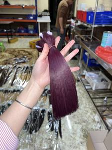 2024 ขายส่งสีตรง Bundles ดิบผมมนุษย์เวียดนามสําหรับการฝึกอบรมหัวสําหรับผู้หญิงสีดําหญิงรุ่น - Product Image 3