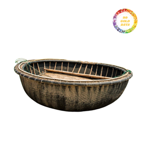 Bateau Coracle Artisanal en Bambou, Technique de Tressage Traditionnelle Vietnamienne, Conforme aux Normes d'Exportation Internationales - Product Image 6