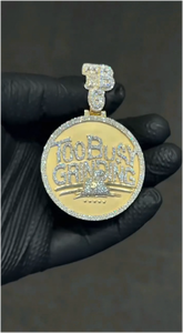 Colgante de Letra Personalizado VVS Moissanite para Hombre, con Certificado de Diamante, Estilo Hip Hop, Plata 925, Joyería Iced Out - Product Image 3