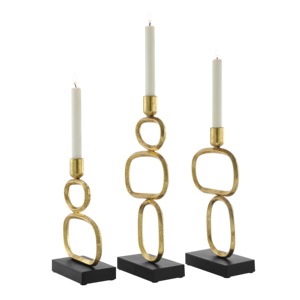 Farol de hierro con paneles de vidrio y asa dorada para decoración del hogar - Product Image 4